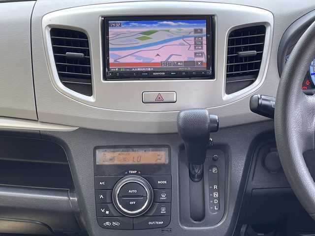 スズキ ワゴンＲ FZ 大分県 2014(平26)年 9.7万km ブルーイッシュブラックパール3 社外ナビ/フルセグTV/Bluetooth/DVD/純正フロアマット/純正14インチアルミホイール/オートライト/衝突被害軽減ブレーキ