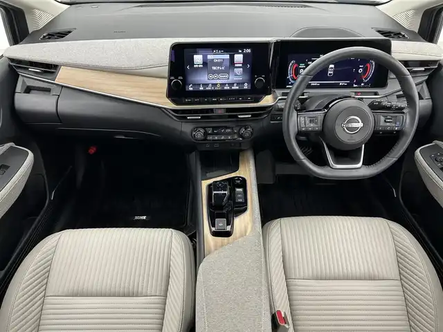 日産 オーラ G FOUR レザーエディション 宮城県 2023(令5)年 2.1万km グレー 4WD/ワンオーナー/デジタルインナーミラー/純正ナビ/(AM/FM/USB/TV/BT/HDMI)/全方位カメラ/ETC/レーダークルーズコントロール/レザーシート/シートヒーター/ステアリングヒーター/置くだけ充電/プッシュスタート/スマートキー/オートライト/オートマチックハイビーム/LEDヘッドライト/フォグランプ/ドアバイザー/純正フロアマット/純正17インチアルミホイール