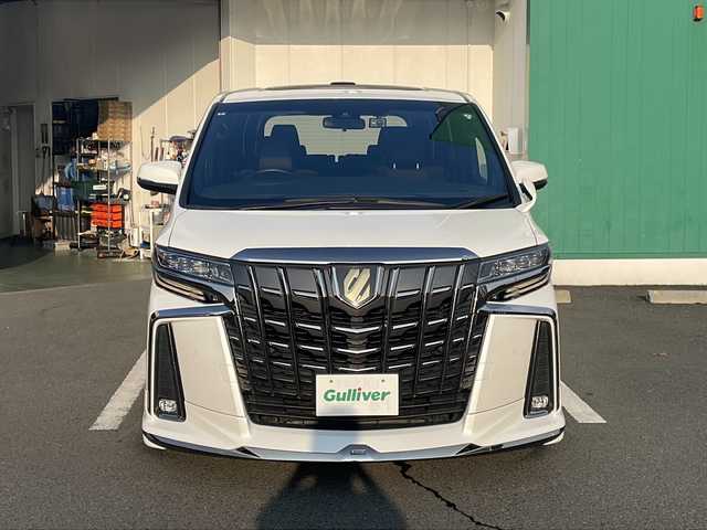 トヨタ アルファード S タイプゴールドⅡ 京都府 2021(令3)年 2.2万km ホワイトパールクリスタルシャイン サンルーフ　モデリスタエアロ　純正ディスプレイオーディオナビ　Ｂｌｕｅｔｏｏｔｈオーディオ　バックカメラ　レーダークルーズ　３眼ＬＥＤ　前後ドラレコ　電動リアゲート　モデリスタアルミ　ＢＬＩＴＺ車高調
