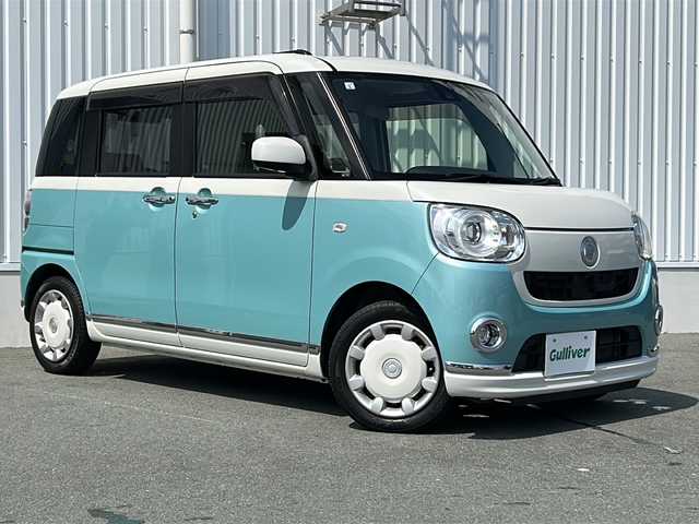 ダイハツ ムーヴ キャンバス G メイクアッフ SA Ⅱ 三重県 2017(平29)年 4.7万km パールホワイトⅢ/ナチュラルベージュマイカメタリック 2トーン 純正ナビ/全周囲/前方ドライブレコーダー/ＥＴＣ/コーナーセンサー/スマートアシスト/シートリフター/スペアキー/ＴＶキャンセラー/オートライト/ＬＥＤヘッドライト/純正フロアマット/電動格納ミラー/禁煙車