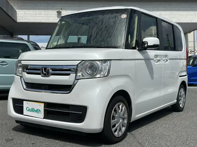 ホンダ Ｎ ＢＯＸ EX 奈良県 2021(令3)年 2.5万km プラチナホワイトパール 片側パワスラ/純正メーカーナビ/BT/TV/CD/DVD/USB/SD/iPod//衝突軽減システム/レーンキープアシスト/コーナーセンサー/追従式クルコン/横滑り防止装置/バックカメラ/フルフラットシート/ETC/シートヒーター/ステアリングスイッチ/純正フロアマット/オートLEDライト/スペアキー付