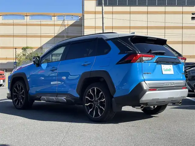 トヨタ ＲＡＶ４ アドベンチャー 宮城県 2020(令2)年 5万km アッシュグレーメタリック/シアンメタリック 登録時走行距離49503km/JAOSリップスポイラー/TRDリアガーニッシュ/JAOS20インチアルミホイール/パノラミックムーンルーフ/黒レザーシート/トヨタセーフティセンス/クリアランスソナー/純正9インチナビ/CD・DVD・Bluetooth・USB/フルセグテレビ/D席パワーシート/ステアリングリモコン/革巻きステアリング/ビルトインETC/アイドリングストップ/横滑り防止装置/LEDライト/フォグランプ/デイライト