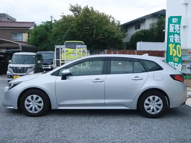 トヨタ カローラツーリング X 千葉県 2024(令6)年 0.6万km シルバーM 純正ディスプレイオーディオ/ナビ/バックカメラ /AM/FM/Bluetooth/ETC/トヨタセーフティーセンス/レーダークルーズコントロール/レーンキープアシスト/衝突軽減ブレーキ/オートハイビーム/スマートキー×2本/純正フロアマット/純正ドアバイザー/取説/保証書