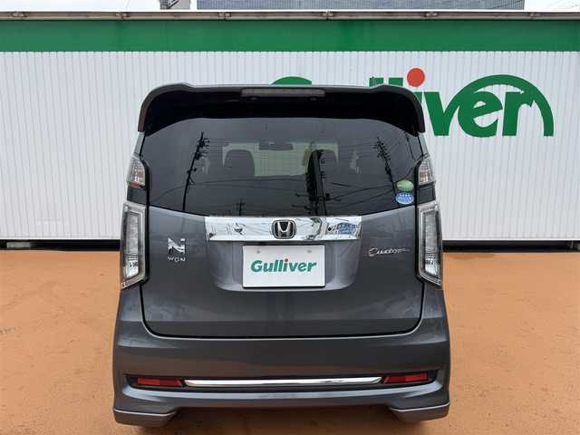 ホンダ Ｎ ＷＧＮ カスタム G SSパッケージ 大分県 2017(平29)年 9.3万km シャイニンググレーM ワンオーナー/純正ナビ/　VXM-174CSi/バックカメラ/ETC/スペアキーあり/クルーズコントロール/シティブレーキアクティブシステム/HIDヘッドランプ/オートライト/SRSエアバック/　運転席/助手席/サイド/カーテン/後席シートベルト閉め忘れ警告灯/USB端子