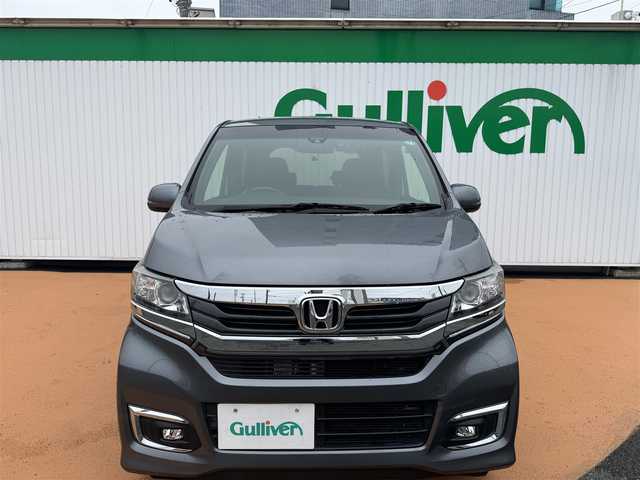 ホンダ Ｎ ＷＧＮ カスタム G SSパッケージ 大分県 2017(平29)年 9.3万km シャイニンググレーM ワンオーナー/純正ナビ/　VXM-174CSi/バックカメラ/ETC/スペアキーあり/クルーズコントロール/シティブレーキアクティブシステム/HIDヘッドランプ/オートライト/SRSエアバック/　運転席/助手席/サイド/カーテン/後席シートベルト閉め忘れ警告灯/USB端子