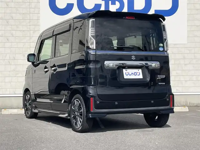 スズキ スペーシア カスタム HYBRID XS 長崎県 2018(平30)年 10.8万km ブルーイッシュブラックパール3 (株)IDOMが運営する【じしゃロン長崎店】の自社ローン専用車両になりますこちらは現金またはオートローンご利用時の価格です。自社ローンご希望の方は別途その旨お申付け下さい/ナビ　/バックカメラ　/Ｂｌｕｅｔｏｏｔｈ　/フルセグ　/両側パワースライドドア　/衝突被害軽減ブレーキ　/レーンアシスト　/ハーフレザーシート　/D席シートヒーター　/ＬＥＤヘッドライト　/オートライト　/フォグ　/リアソナー
