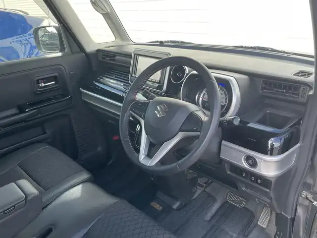 スズキ スペーシア カスタム HYBRID XS 長崎県 2018(平30)年 10.8万km ブルーイッシュブラックパール3 (株)IDOMが運営する【じしゃロン長崎店】の自社ローン専用車両になりますこちらは現金またはオートローンご利用時の価格です。自社ローンご希望の方は別途その旨お申付け下さい/ナビ　/バックカメラ　/Ｂｌｕｅｔｏｏｔｈ　/フルセグ　/両側パワースライドドア　/衝突被害軽減ブレーキ　/レーンアシスト　/ハーフレザーシート　/D席シートヒーター　/ＬＥＤヘッドライト　/オートライト　/フォグ　/リアソナー