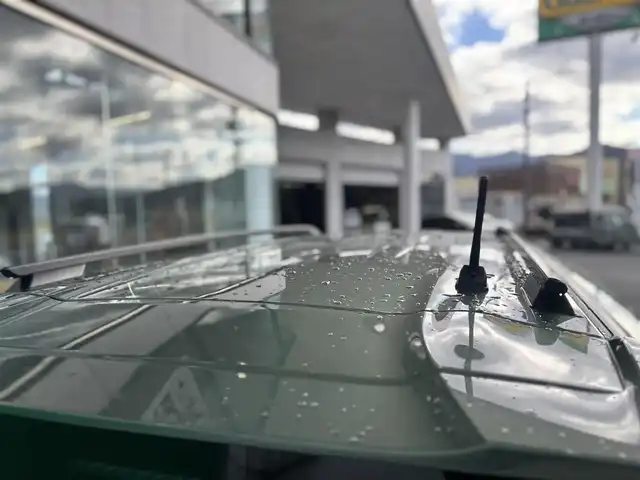 三菱 デリカミニ T プレミアム 京都府 2024(令6)年 1.2万km ＤグリーンⅡ ターボ4WD/マイプロパイロット/・レーダークルーズコントロール/・車線維持支援機能/デジタルルームミラー/純正9インチメモリーナビ、地デジ、Bluetooth/マルチアラウンドモニター/オートライト/前席シートヒーター/ハンドルヒーター/前後ドライブレコーダー/ビルトインETC/両側パワースライドドア /LEDヘッドランプ