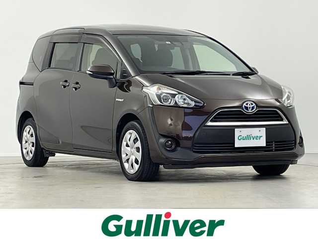 トヨタ シエンタ ハイブリッド G 岐阜県 2015(平27)年 3.9万km ヴィンテージブラウンパールクリスタルシャイン 純正ナビ/CD/DVD/Bluetooth/SD/バックカメラ/両側パワースライドドア/プリクラッシュセーフティシステム/レーンキープアシスト/オートマチックハイビーム/ETC/ドライブレコーダー/電動格納ミラー/ヘッドライトレベライザー/革巻きステアリング/ステアリングスイッチ/AC100V/スマートキー/プッシュスタート/純正フロアマット/純正ドアバイザー