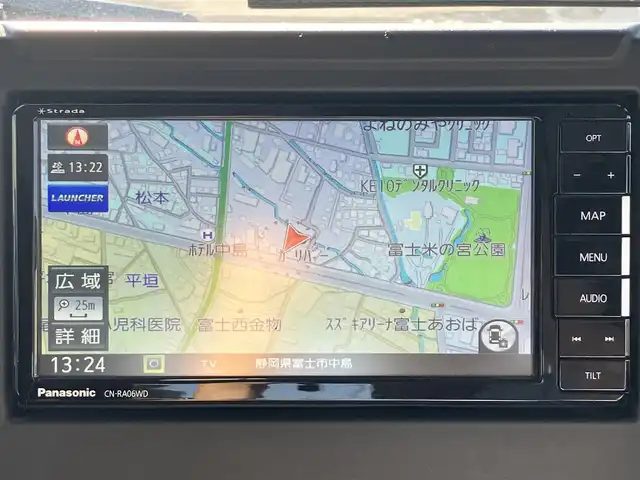 スズキ ジムニー XG 静岡県 2020(令2)年 1.7万km ブルーイッシュブラックパール3 ワンオーナー/ＳＤナビ（CD/DVD/BT/フルセグ）/バックカメラ/ドアバイザー/社外ルーフラック/社外グリル　LEDポジションライト/ホワイトレタータイヤ（TOYOタイヤ）/ETC/ドライブレコーダー前後/パワーウィンドウ/パワーステアリング/４WD/リモコンキー/マニュアルエアコン/USB入力端子/布シート/社外フロアマット/社外アルミホイール/背面タイヤ/ABS/横滑り防止装置/センターデフロック/レーンキープアシスト/盗難防止装置/オートライト/オートマチックハイビーム/ダウンヒルアシストコントロール/ハロゲン/Wエアバッグ/衝突軽減システム/ボンネットダンパー付き/バッグドア社外ダンパー