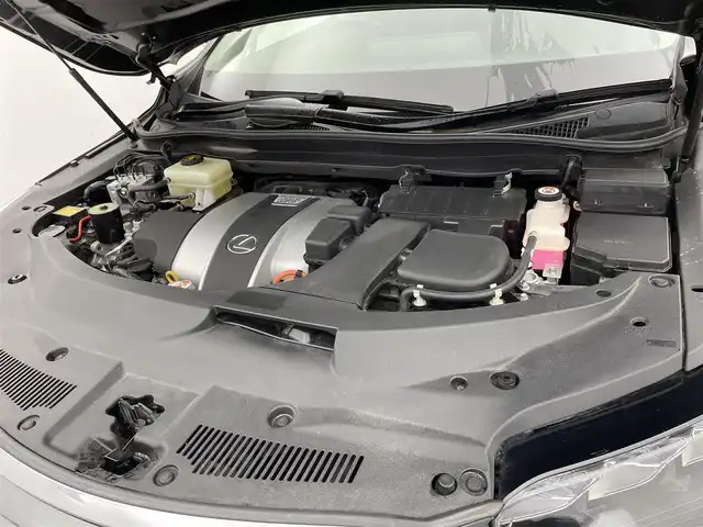 レクサス ＲＸ 450h バージョンL 宮城県 2017(平29)年 4.1万km ブラック 禁煙車/ハイブリッド車/4WD/メーカーOPナビ/ヘッドアップディスプレイ/後席電動格納/Bluetooth/レーダークルーズコントロール/プリクラッシュセーフティ/ブラインドスポットモニター/クリアランスソナー/車線逸脱警報/横滑り防止装置/盗難防止装置/電動パーキングブレーキ/LEDヘッドライト/オートライト/フロントフォグランプ/黒革シート/パワーシート（D/N席）/シートヒーター（D/N席）/エアシート（D/N席）/パワーバックドア/ステアリングヒーター/全周囲カメラ/純正フロアマット/純正ドアバイザー/ETC/保証書/取扱説明書