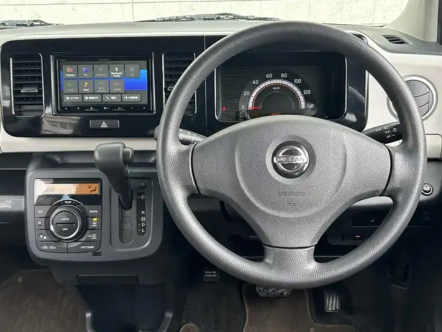 日産 モコ X FOUR 富山県 2011(平23)年 3.5万km モコベリー ４ＷＤ/純正ナビ/フルセグＴＶ／Ｂｌｕｅｔｏｏｔｈ/シートヒーター/社外ＡＷ１３インチ/ＥＴＣ/スマートキー/プッシュスタート/オートエアコン/ベンチシート/純正フロアマット/スペアキー1本/Wエアバック/保証書／取説有り