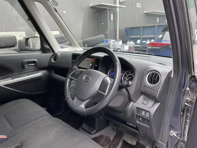 日産 デイズ ルークス ハイウェイスターターボ 滋賀県 2014(平26)年 2.3万km プレミアムパープルP 禁煙車/純正ナビ/（CD/SD/AUX/フルセグTV）/アラウンドビューモニター/ＥＴＣ/両側電動スライドドア/革巻きステアリング/ステアリングリモコン/HIDヘッドライト/フォグランプ/オートヘッドライト/シートリフター/オートリトラーミラー/純正アルミホイール/純正フロアマット/リアロールサンシェイド/リアサーキュレーター/スペアキー1本