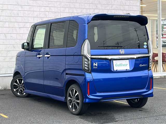 ホンダ Ｎ ＢＯＸ カスタム G L ホンダセンシング 茨城県 2020(令2)年 4.4万km ブリリアントスポーティブルーメタリック2トーン ホンダセンシング/純正ナビ/　　CD/DVD/BT/フルセグ/バックカメラ/両側パワースライドドア /アダプティブクルーズコントロール/LEDオートライト/シートヒーター /純正14インチアルミホイール/ステアリングスイッチ/アイドリングストップ/スマートキー/ETC