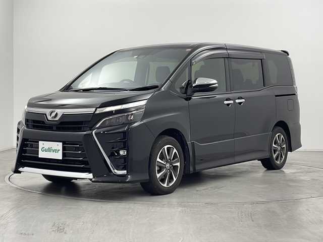 トヨタ ヴォクシー ZS 煌Ⅱ 群馬県 2020(令2)年 7.9万km ブラック 純正１０型ナビ　純正１２．１型後席モニター　バックカメラ　両側電動スライドドア　ビルトインＥＴＣ　前後ドラレコ　衝突被害軽減ブレーキ　レーンアシスト　クリアランスソナー　ＬＥＤヘッドライト　禁煙