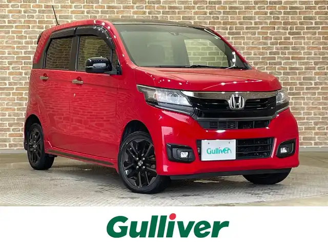 ホンダ Ｎ ＷＧＮ カスタムGターボ SS 2トーンカラースタイルP 岩手県 2017(平29)年 5.5万km ミラノレッド ４WD/ワンオーナー/パドルシフト/シートヒーター/ターボ/バックカメラ/純正ナビ（Bluetooth CD DVD USB フルセグ）/横滑り防止装置/衝突被害軽減ブレーキ/HIDヘッドライト/純正１５インチアルミホイール/ETC/オートエアコン/オートライト/ステアリングスイッチ/フォグランプ/ベンチシート/スペアキー