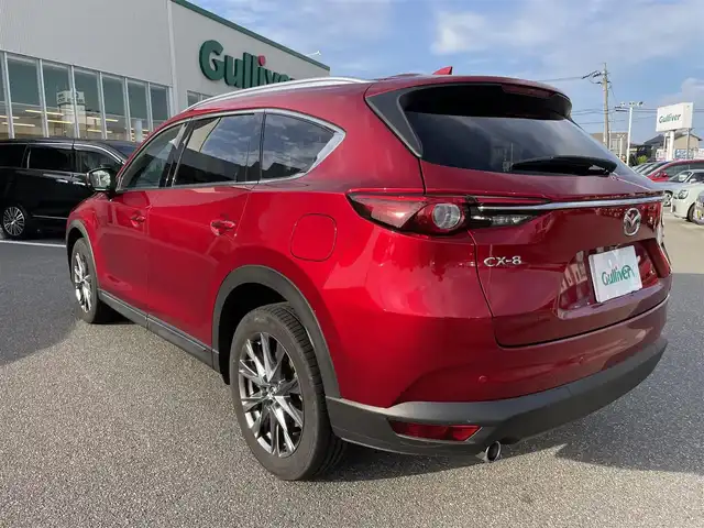 マツダ ＣＸ－８ XD Lパッケージ 石川県 2022(令4)年 3.1万km ソウルレッドクリスタルM 純正10.5型ナビ/純正CD/DVD/フルセグTV/全方位カメラ/LEDヘッドライト/黒革シート/シートヒーター/パワーバックドア/レーダークルーズ/レーダーブレーキ/純正アルミホイール/フリップダウンモニター/ドライブレコーダー