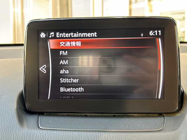 マツダ デミオ 15Sノーブルクリムゾン 静岡県 2018(平30)年 3.7万km セラミックM 純正ナビ/・FM/・AM/・Stitcher/・aha/・Bluetooth/・USB/・CD/・AUX/・DVD/・フルセグTV/主要装備/・３６０°ビューモニター/・ＥＴＣ/・ドライブレコーダー/・運転席+助手席シートヒーター/・専用内装＆シート表皮/・高輝度塗装純正ＡＷ/・パーキングセンサー/・ヘッドアップディスプレイ/・サイドカーテンエアバッグ/・ＬＥＤヘッドライト/・アイドリングストップ/・レーンキープアシスト/・ブラインドスポットモニター/・スマートシティーブレーキサポート