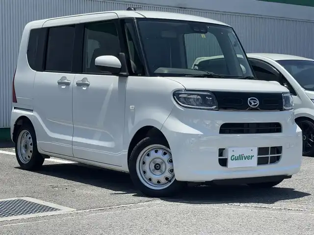 ダイハツ タント X 徳島県 2020(令2)年 3.7万km ホワイト 社外ナビ　AVIC-RZ003/(AM/FM/BT/SD/iPod/USB/AUX)/バックカメラ/ETC/片側電動スライドドア/ドライブレコーダー/LEDヘッドライト/オートライト/アイドリングストップ/クリアランスソナー/運転席ロングスライド/社外フロアマット/スマートキー/スペアキー/プッシュスタート/新車時保証書