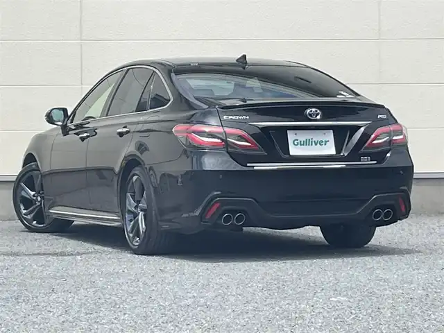 トヨタ クラウン ハイブリッド RS リミテッド 茨城県 2020(令2)年 7.3万km プレシャスブラックパール ワンオーナー/純正ナビ/・フルセグTV/・Bluetooth接続/・DVD再生機能/全方位カメラ/BSM/HUD/クルーズコントロール/インテリジェントパーキングアシスト/クリアランスソナー/プリクラッシュセーフティー/LEDヘッドライト/D＋N席パワーシート/純正アルミホイール/ビルトインETC