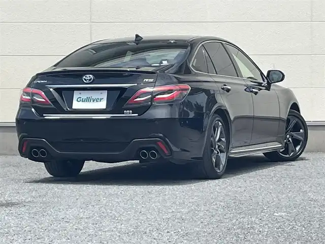 トヨタ クラウン ハイブリッド RS リミテッド 茨城県 2020(令2)年 7.3万km プレシャスブラックパール ワンオーナー/純正ナビ/・フルセグTV/・Bluetooth接続/・DVD再生機能/全方位カメラ/BSM/HUD/クルーズコントロール/インテリジェントパーキングアシスト/クリアランスソナー/プリクラッシュセーフティー/LEDヘッドライト/D＋N席パワーシート/純正アルミホイール/ビルトインETC