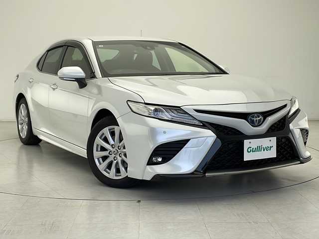 トヨタ カムリ WS 千葉県 2020(令2)年 4.9万km プラチナホワイトパールマイカ 純正ナビ/バックカメラ/オートクルーズコンロトール/レーンキープアシスト/オートハイビーム/プリクラッシュセーフティ/BSM/リアクロストラフィックアラート/パーキングサポート/クリアランスソナー/オートホールド/電子パーキング/ビルトインETC/パワーシート/ハーフレザーシート