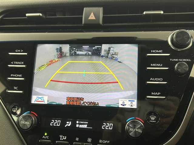 トヨタ カムリ WS 埼玉県 2020(令2)年 4.9万km プラチナホワイトパールマイカ 純正ナビ/バックカメラ/レーダークルーズコンロトール/レーンキープアシスト/オートハイビーム/プリクラッシュセーフティ/ブラインドスポットモニタリング/リアクロストラフィックアラート/パーキングサポートブレーキ/クリアランスソナー/オートホールド/電子パーキング/ビルトインETC2.0/運転席パワーシート/ハーフレザーシート