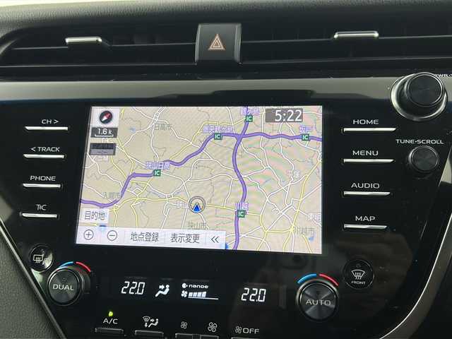 トヨタ カムリ WS 埼玉県 2020(令2)年 4.9万km プラチナホワイトパールマイカ 純正ナビ/バックカメラ/レーダークルーズコンロトール/レーンキープアシスト/オートハイビーム/プリクラッシュセーフティ/ブラインドスポットモニタリング/リアクロストラフィックアラート/パーキングサポートブレーキ/クリアランスソナー/オートホールド/電子パーキング/ビルトインETC2.0/運転席パワーシート/ハーフレザーシート