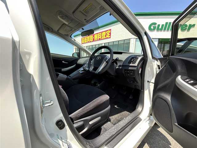 トヨタ プリウス S ツーリングセレクション 鳥取県 2012(平24)年 4.2万km ホワイトパールクリスタルシャイン G’s仕様/社外ナビ/ワンセグ/DVD/CD/BT/USB/ビルトインETC/LEDヘッドライト/フォグライト/G’ｓ18インチアルミホイール/G’ｓ前後バンパー/プッシュエンジンスタート/アイドリングストップ/ウィンカーミラー/電動格納ミラー/フロアマット・ドアバイザー/保証書・取扱説明書