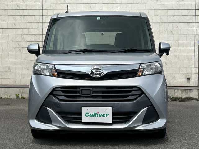 ダイハツ トール X 大分県 2017(平29)年 3.5万km ブライトシルバーメタリック 社外メモリナビ MDV-D404BT/【ワンセグ/DVD/BTオーディオ】/片側パワースライドドア/前後2カメラドライブレコーダー/ETC/オートライト/横滑り防止装置/チルトステアリング/アイドリングストップ/リアプライバシーガラス/エンジンプッシュスタート/ヘッドライトレベライザー/ドアバイザー/フロアマット/オートリトラミラー/Wエアバッグ/ABS/スマートキー×2/車両取説