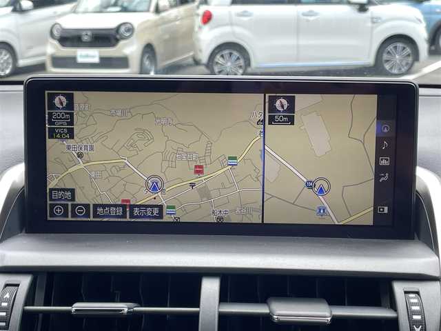 レクサス ＮＸ 300 Fスポーツ 愛媛県 2020(令2)年 7.9万km グラファイトブラックガラスフレーク プリクラッシュセーフティ/レーントレーシングアシスト/パーキングサポートアシスト/ロードサインアシスト/クリアランスソナー /純正10.25インチナビ/　CD/DVD/Bluetooth/フルセグTV/バックカメラ/ビルトインETC2.0/黒革シート/前席パワーシート/前席シートヒーター/シートベンチレーション/三眼LEDヘッドライト/シーケンシャルターンランプ/オートライト/ステアリングヒーター/フロントフォグ/パドルシフト/フロアマット/純正18インチAW