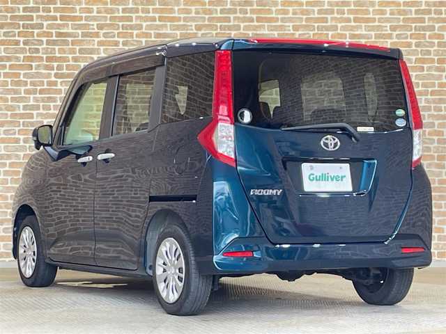 トヨタ ルーミー G 岩手県 2018(平30)年 10.9万km レーザーブルークリスタルシャイン ４WD/両側パワースライドドア/クルーズコントロール/横滑り防止装置/アイドリングストップ/オートエアコン/ロールサンシェード/オートライト/ヘッドライトレベライザー/純正ナビ/ETC/プッシュスタートシステム/スペアキーあり/14インチスチールホイール/純正ホイールキャップ