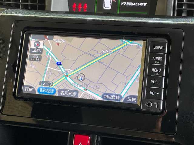トヨタ ルーミー G 岩手県 2018(平30)年 10.9万km レーザーブルークリスタルシャイン ４WD/両側パワースライドドア/クルーズコントロール/横滑り防止装置/アイドリングストップ/オートエアコン/ロールサンシェード/オートライト/ヘッドライトレベライザー/純正ナビ/ETC/プッシュスタートシステム/スペアキーあり/14インチスチールホイール/純正ホイールキャップ