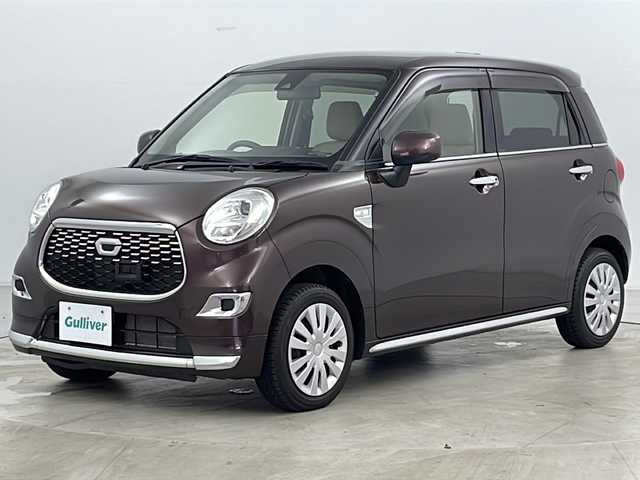 ダイハツ キャスト スタイル X SAⅡ 道央・札幌 2015(平27)年 4.3万km プラムブラウンクリスタルマイカ ・4WD/・社外ナビ&CD&BT&iPod&AUX&フルセグTV/・スマートアシストII/・横滑り防止装置/・純正フロアマット　/・ドアバイザー　/・プッシュスタート　/・リトラミラー　/・ＬＥＤヘッドライト　/・オートライト　/・スマートキー