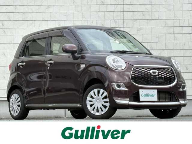 ダイハツ キャスト スタイル X SAⅡ 岩手県 2015(平27)年 4.3万km プラムブラウンクリスタルマイカ 禁煙車/4WD/スマートアシストII/社外ナビ/→フルセグTV/Bluetooth/CD/FM/AM/横滑り防止装置/衝突軽減システム/〇プッシュスタート/〇電動格納ミラー/〇ドアバイザー/〇フロアマット/〇スマートキー/〇シガーソケット/オートライト/ＬＥＤヘッドライト　