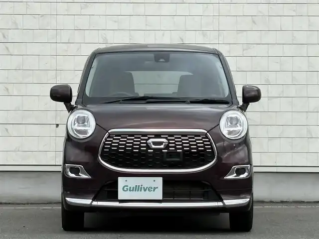 ダイハツ キャスト スタイル X SAⅡ 岩手県 2015(平27)年 4.3万km プラムブラウンクリスタルマイカ 禁煙車/4WD/スマートアシストII/社外ナビ/→フルセグTV/Bluetooth/CD/FM/AM/横滑り防止装置/衝突軽減システム/〇プッシュスタート/〇電動格納ミラー/〇ドアバイザー/〇フロアマット/〇スマートキー/〇シガーソケット/オートライト/ＬＥＤヘッドライト　