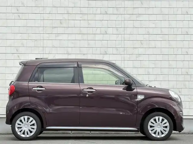 ダイハツ キャスト スタイル X SAⅡ 岩手県 2015(平27)年 4.3万km プラムブラウンクリスタルマイカ 禁煙車/4WD/スマートアシストII/社外ナビ/→フルセグTV/Bluetooth/CD/FM/AM/横滑り防止装置/衝突軽減システム/〇プッシュスタート/〇電動格納ミラー/〇ドアバイザー/〇フロアマット/〇スマートキー/〇シガーソケット/オートライト/ＬＥＤヘッドライト　