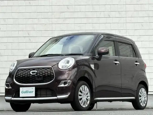 ダイハツ キャスト スタイル X SAⅡ 岩手県 2015(平27)年 4.3万km プラムブラウンクリスタルマイカ 禁煙車/4WD/スマートアシストII/社外ナビ/→フルセグTV/Bluetooth/CD/FM/AM/横滑り防止装置/衝突軽減システム/〇プッシュスタート/〇電動格納ミラー/〇ドアバイザー/〇フロアマット/〇スマートキー/〇シガーソケット/オートライト/ＬＥＤヘッドライト　