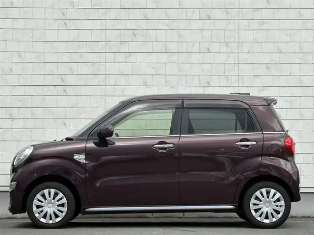 ダイハツ キャスト スタイル X SAⅡ 岩手県 2015(平27)年 4.3万km プラムブラウンクリスタルマイカ 禁煙車/4WD/スマートアシストII/社外ナビ/→フルセグTV/Bluetooth/CD/FM/AM/横滑り防止装置/衝突軽減システム/〇プッシュスタート/〇電動格納ミラー/〇ドアバイザー/〇フロアマット/〇スマートキー/〇シガーソケット/オートライト/ＬＥＤヘッドライト　