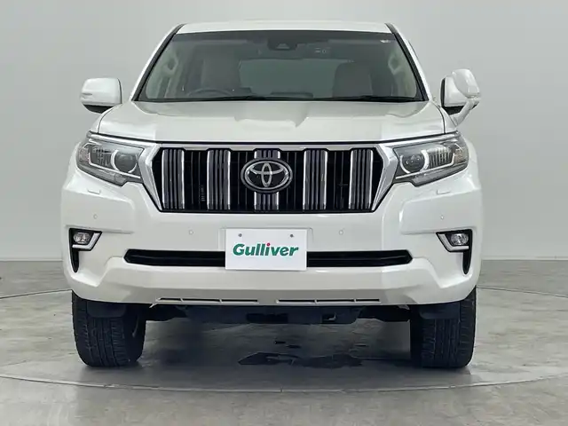 トヨタ ランドクルーザー プラド TX Lパッケージ 群馬県 2020(令2)年 6.1万km ホワイトパールクリスタルシャイン ９型ナビ　バックカメラ　ベージュレザーシート　パワーシート　シートヒーター　エアシート　アダプティブクルーズコントロール　衝突被害軽減ブレーキ　ＥＴＣ　ドラレコ　ＬＥＤライト　オートハイビーム　禁煙車