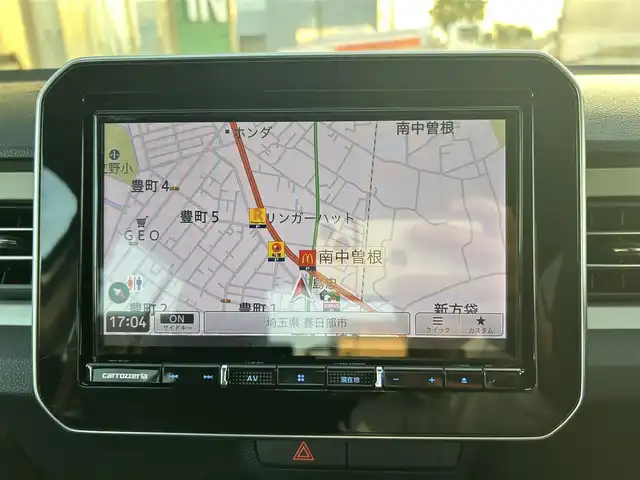 スズキ イグニス ハイブリッド MV 福岡県 2022(令4)年 2.6万km ピュアホワイトP ・ワンオーナー　/・デュアルカメラブレーキサポート/・前席＆サイドカーテンエアバック/・ナビフルセグTV　/・BT　DVD　SD/・ETC/・パドルシフト/・シートヒーター/・アイドリングストップ/・オートライト/・スマートキー/・プッシュスタート/・LEDヘットライト/・LEDフォグライト/・純正16インチブリジストン夏タイヤ付き/・保証書/・取説