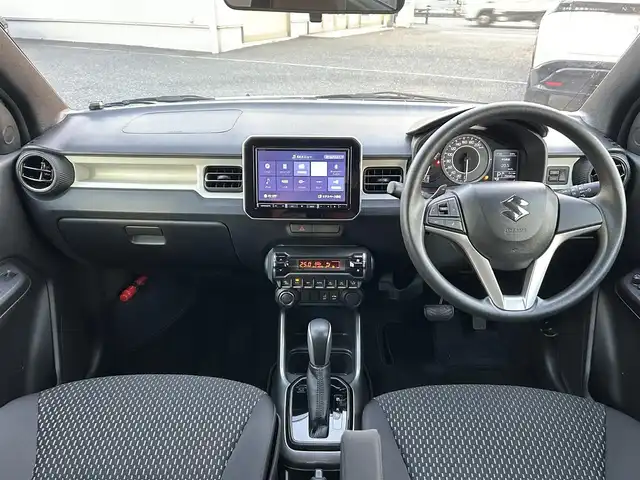 スズキ イグニス ハイブリッド MV 福岡県 2022(令4)年 2.6万km ピュアホワイトP ・ワンオーナー　/・デュアルカメラブレーキサポート/・前席＆サイドカーテンエアバック/・ナビフルセグTV　/・BT　DVD　SD/・ETC/・パドルシフト/・シートヒーター/・アイドリングストップ/・オートライト/・スマートキー/・プッシュスタート/・LEDヘットライト/・LEDフォグライト/・純正16インチブリジストン夏タイヤ付き/・保証書/・取説