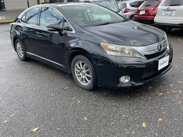 レクサス ＨＳ 250h バージョンI 新潟県 2010(平22)年 15.8万km ブラック HDDナビ/ワンセグテレビ/バックカメラ/ウィンカーミラー/クルーズコントロール/ドアバイザー/プッシュスタート/ETC/運転助手席電動シート/運転助手席シートメモリー/運転助手席シートヒーター、クーラー/社外スタッドレスタイヤ装着/ステアリングスイッチ/SOSスイッチ/スペアキー1個