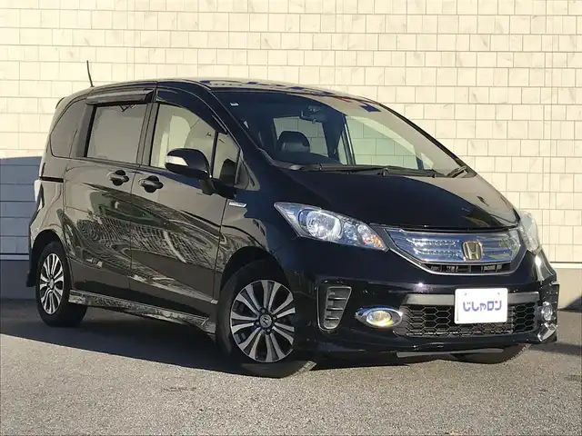 ホンダ フリード ハイブリット ジャストセレクション 栃木県 2012(平24)年 5.5万km プレミアムブラキッシュパール 株)IDOMが運営する【じしゃロン小山店】の自社ローン専用車両になります。こちらは現金またはオートローンご利用時の価格です。自社ローンご希望の方は別途その旨お申付け下さい//ワンオーナー/禁煙車/純正ワンセグナビ/（CD/DVD/AM/FMラジオ）/スマートキー/プッシュスタート/バックカメラ/ＥＴＣ/両側パワースライドドア/ドライブレコーダー/クルーズコントロール/ステアリングリモコン/電動格納ドアミラー/パワーウインドウ/オートライト/防眩ミラー