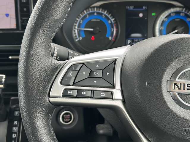 日産 ルークス HWS Gターボ プロパイロットED 秋田県 2023(令5)年 7.5万km アッシュブラウン/ソーダブルー ディスプレイオーディオ/純正BT、TV、/バックカメラ、全方位カメラ/ドライブレコーダー/コーナーセンサー/純正15インチAW/４WD/取説