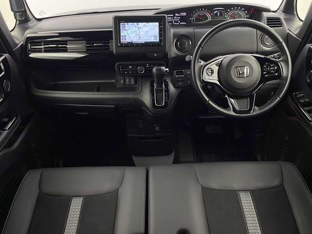 ホンダ Ｎ ＢＯＸ カスタム L ターボ 栃木県 2023(令5)年 1.7万km ミッドナイトブルービームM 純正ナビ/（BT/CD/AM/FM）/バックカメラ/両側パワースライドドア/ホンダセンシング/衝突軽減システム/車線逸脱抑制機能/横滑り防止/クリアランナソー/レーダークルーズコントロール/先行車発進お知らせ/標識認識機能/ETC/ドライブレコーダー/前席シートヒーター/シーケンシャルウインカー/純正アルミホイール/プッシュスタート/スマートキー