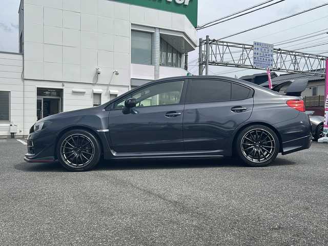 スバル ＷＲＸ ＳＴＩ STI 愛知県 2014(平26)年 10.7万km ダークグレーメタリック /禁煙車//純正ナビ・フルセグTV/　(CN-LR700D)//ETC/バックカメラ//STiフロントリップ//STiマフラー//プッシュスタート//ステアスイッチ//社外１７インチアルミ//LEDオートライト//黒合皮ハーフレザーシート//ステアリングスイッチ//純正フロアマット//新車保証書//取扱説明書//スペアキー