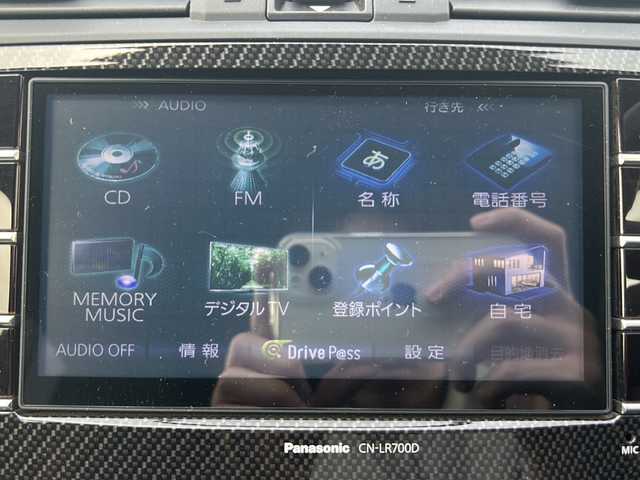 スバル ＷＲＸ ＳＴＩ STI 愛知県 2014(平26)年 10.7万km ダークグレーメタリック /禁煙車//純正ナビ・フルセグTV/　(CN-LR700D)//ETC/バックカメラ//STiフロントリップ//STiマフラー//プッシュスタート//ステアスイッチ//社外１７インチアルミ//LEDオートライト//黒合皮ハーフレザーシート//ステアリングスイッチ//純正フロアマット//新車保証書//取扱説明書//スペアキー