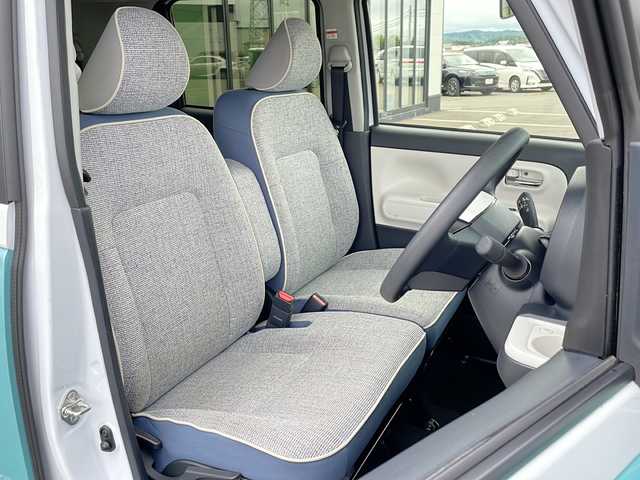 ダイハツ ムーヴ キャンバス ストライプス G 道東・釧路十勝 2023(令5)年 0.8万km シャイニングホワイトパール/ファインミントメタリック ・４WD/・社外メモリナビ(ラジオ BT)/・バックカメラ/・両側パワースライドドア/・衝突被害軽減ブレーキ/・横滑り防止装置/・ETC/・前席シートヒーター/・コーナーセンサー/・LEDヘッドライト/・LEDフォグランプ/・スマートキー/・プッシュスタート/・ステアリングリモコン/・電動格納ミラー/・アイドリングストップ/・純正フロアマット