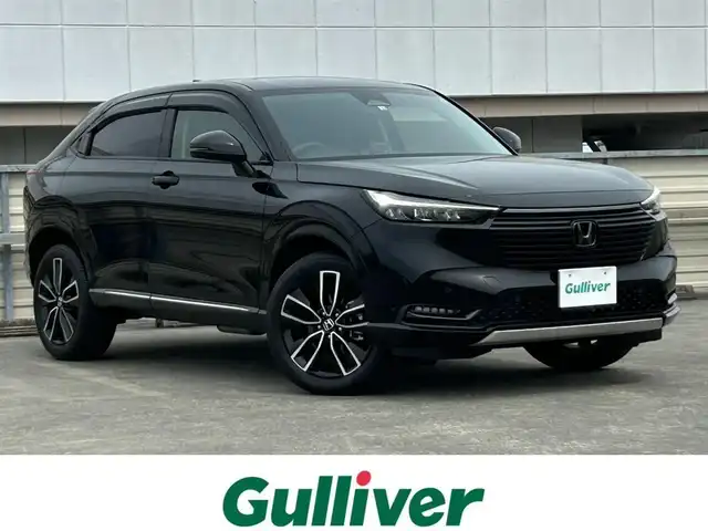 ホンダ ヴェゼル ハイブリッド e:HEV Z 静岡県 2022(令4)年 1.2万km クリスタルブラックパール ホンダセンシング/純正９型ナビ/フルセグ/ＥＴＣ/ＤＶＤ再生/ＢＳＭ/ハンドル＆シートヒーター/電動リアゲート/後退出庫サポート/コンビシート/置型充電/ＬＥＤヘッド/純正フロアマット/純正１８ＡＷ